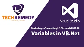 Variables in VB Net Declaring Converting LOCAL and GLOBAL Variables