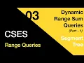 03 Dynamic Range Sum Queries part-1 segment tree CSES