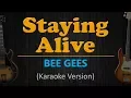 Download Lagu STAYING ALIVE - Bee Gees (HD Karaoke)
