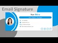 Responsive Email Signature Design Using Pure HTML CSS Only