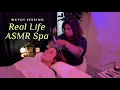 Real Life ASMR Spa Toronto tinglesbar ft Hair play back face personal attention