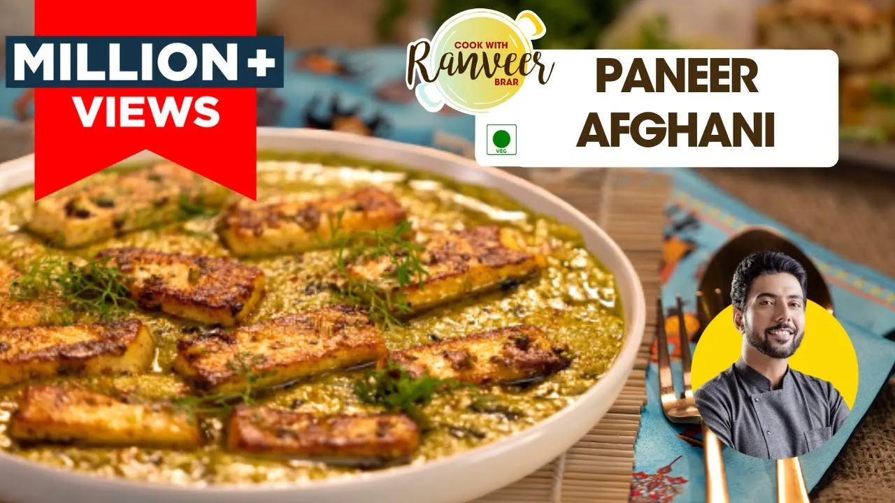 Paneer Afghani         restaurant style Afghani Paneer   Chef Ranveer Brar