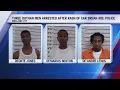 Three Dothan men arrested after rash of car break-ins Police