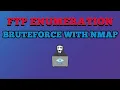 FTP bruteforce with nmap