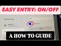How to Setup Easy Entry Tesla Model 3 Y