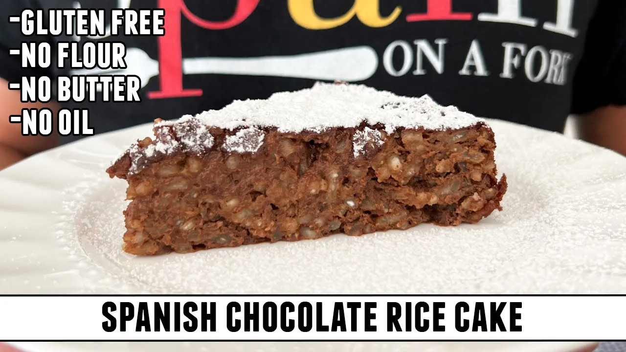 The AMAZING Chocolate Rice Cake   No Flour, No Butter, No Oil, Gluten Free