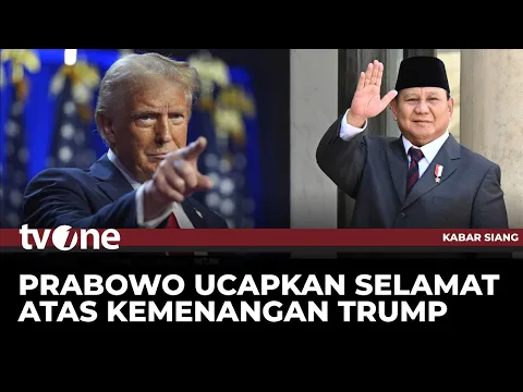 Presiden Prabowo Ucapkan Selamat Kepada Donald Trump