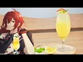 Genshin Impact Imagine Diluc made Apple Cider for u in summer