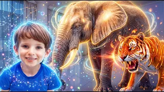 Baguette magique donnant vie aux animaux en peluche ! 🐯🦛✨
