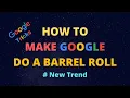 Do a Barrel Roll - Do a Barel Roll Google Easter Egg