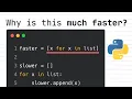 Why List Comprehensions Are Faster Than Normal Lists