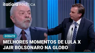 LULA X BOLSONARO: VEJA MOMENTOS QUENTES DO CONFRONTO NO DEBATE DA GLOBO