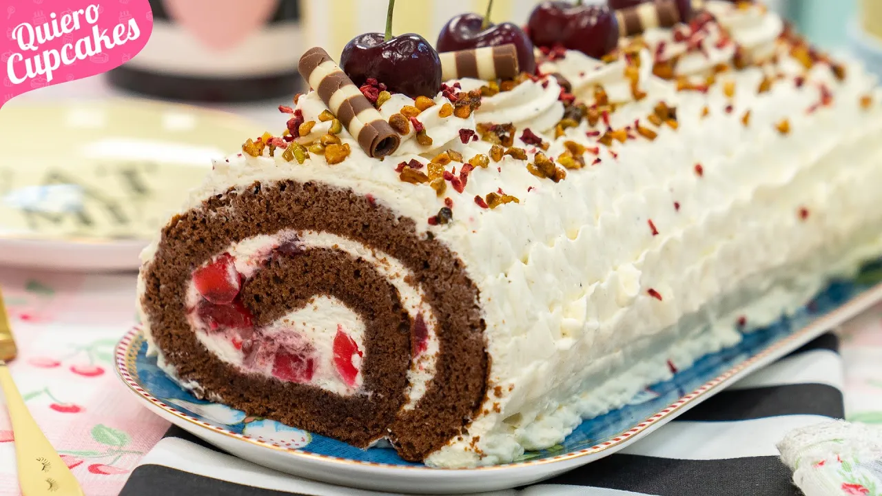 BRAZO DE GITANO SELVA NEGRA   CON TRUCO PARA CONSERVARLO BIEN    QUIERO CUPCAKES