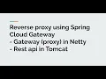 Reverse proxy using Spring Cloud Gateway