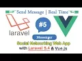 Private chat system How to Send message Social networking site in Laravel 5 4