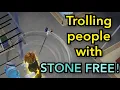 YBA Trolling People With Stone Free