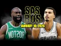 Lagu San Antonio Spurs vs Boston Celtics Full Game Highlights – January 10, 2026 | NBA Season