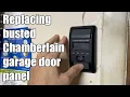 Fixed Chamberlain garage door opener control panel not working