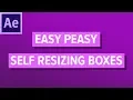 Resizing text boxes in under a minute Learn After Effects