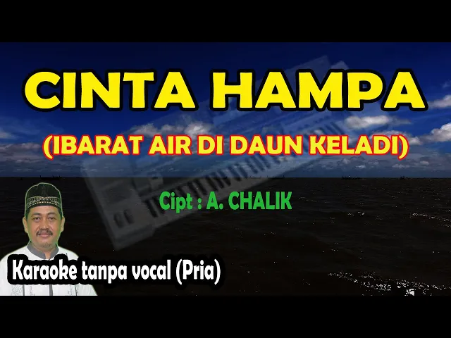 Download MP3 Cinta hampa (ibarat air di daun keladi) karaoke melayu D'lloyd