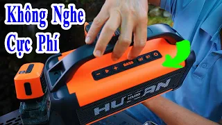 nhất định phải thử loa bluethoot hukan này nếu muốn nghe nhạc siêu ấm mà không lo hết pin