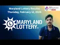 Maryland Lottery Results Today Feb 12 2026 MD Pick 3 Pick 4 Pick 5 Midday Winning Numbers