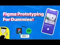 Simple Prototype Figma Prototyping with Spotify app part 1