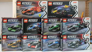 All LEGO Speed Champions Formula 1 sets March 2025 Compilation/Collection Speed Build