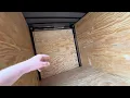 Bright red 7x12 Xtreme Cargo Tandem Axle Enclosed Trailer