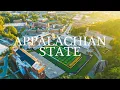 Appalachian State University Boone North Carolina 4K Drone Stock Footage