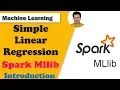 Simple Linear Regression using Spark MLLib Introduction