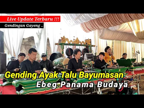 Download MP3 gending ebeg pambuko ayak talu || panama budaya somawangi AUDIO JERNIH