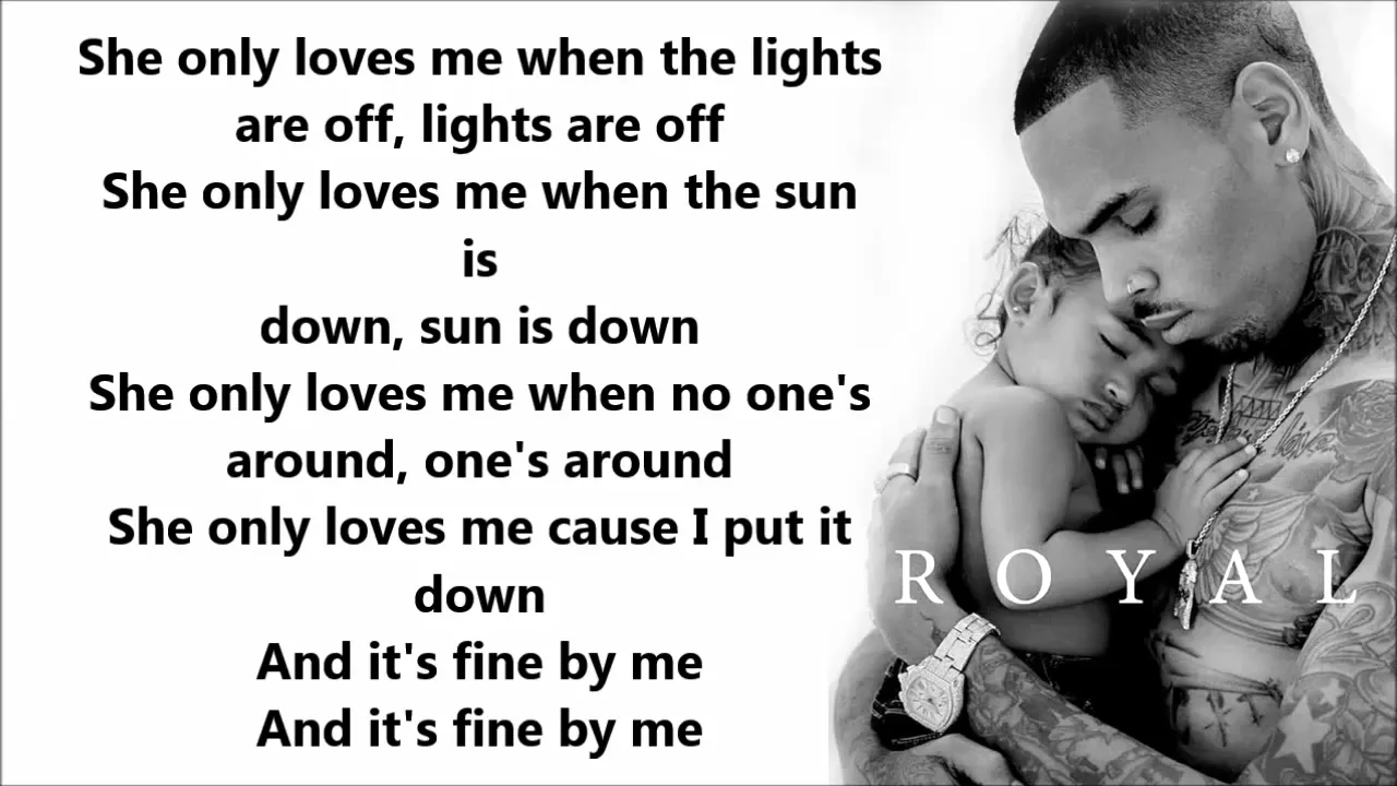 Chris Brown - Fine By Me (Lyrics)