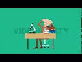 Professor Stressed at his Desk Animation MOV GIF