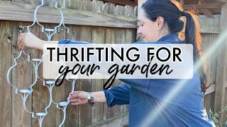 Decorate Garden On A Budget Thrift Shopping For Outdoor Decor