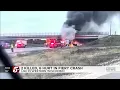 Wisconsin State Patrol Drivers of pickup truck striking semi die in fiery crash on I-94