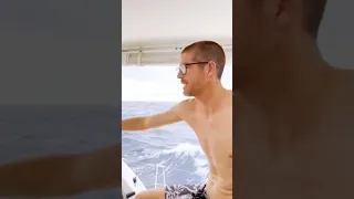 Sailing, well, trying to at least 😬⛵️#sailingfamily #sailing