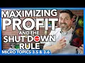 Download Lagu Maximizing Profit and the Shut Down Rule- Micro Topics 3.5 and 3.6