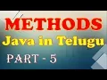 Methods in Java in Telugu Part 5 Objects as parameter Kotha Abhishek