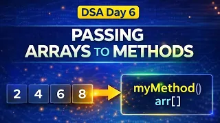 Passing Arrays to Methods in Java DSA Day 6 Beginner Friendly