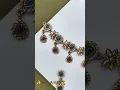 Download Lagu 💙Blue Sapphire Kundan Necklace Set – by Yess Madam.. #song #jewellerycollection #viralshorts