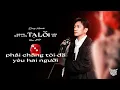 Lagu Duy Mạnh Karaoke | PHẢI CHĂNG TÔI ĐÃ YÊU HAI NGƯỜI | #MMLTLVE  #Karaoke #CamEntertainment #Official