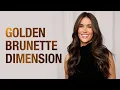 Golden Brunette Hair Tutorial Dark Hair with Dimension Technique Kenra Color