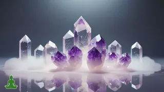 Frequência de Libertação 396Hz 🔮 Caverna de Cristal Ametista | Cura Reiki