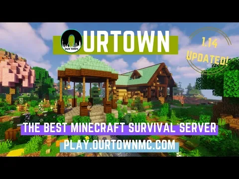 Minecraft server video for OurTown