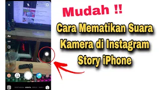 cara mematikan suara kamera instagram iphone