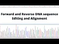 Forward and Reverse DNA Sequence Editing and Alignment