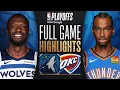 TIMBERWOLVES at THUNDER FULL GAME 1 HIGHLIGHTS May 20 2025