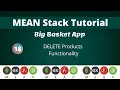 18 Angular DELETE Products Page MEAN Stack Tutorial NAVEEN SAGGAM