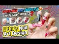 Spider-Man Inspired Nails Step-by-Step Tutorial Beginners Friendly Lithu s Nail Art Designs
